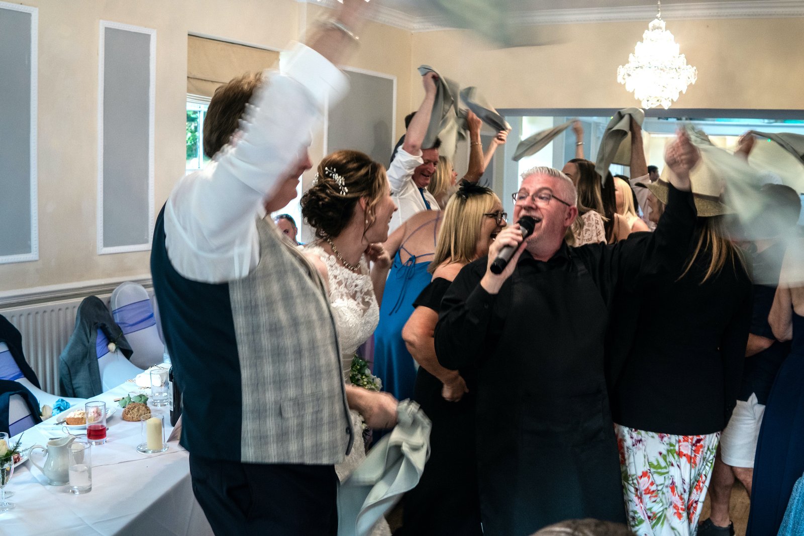 Singing Wedding Waiters celebration