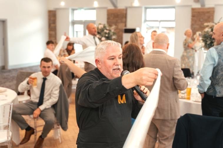 Singing Wedding Waiters celebration