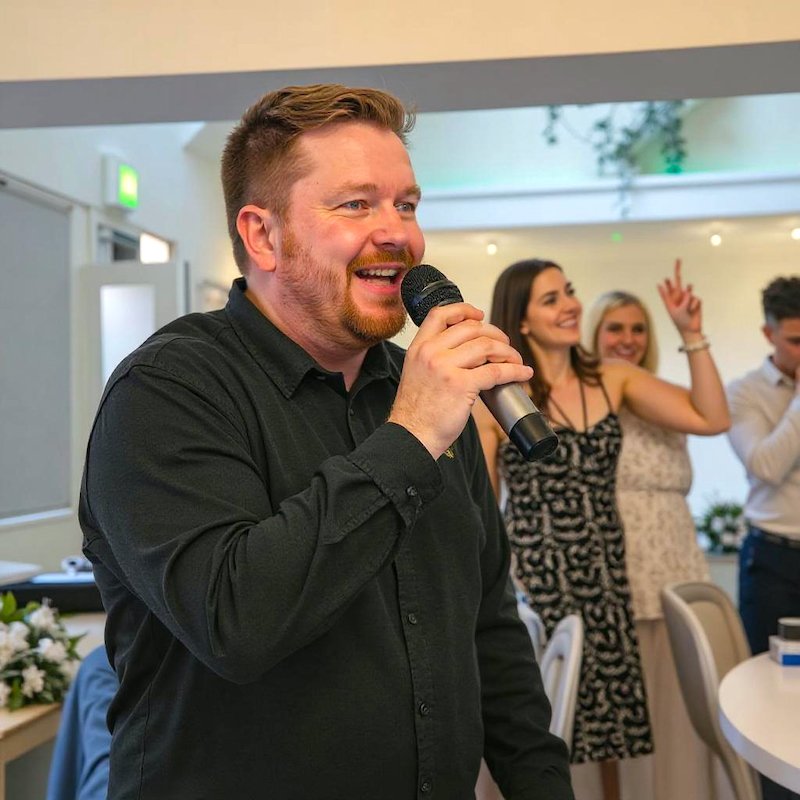 Singing Wedding Waiters celebration