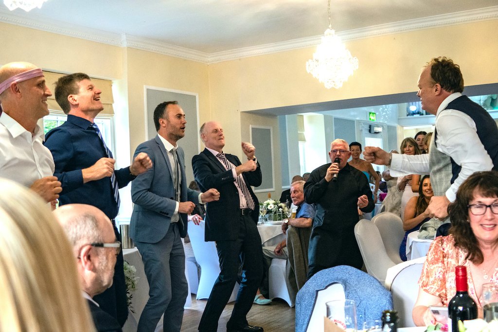 Singing Wedding Waiters celebration
